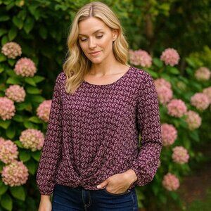 Anthropologie Sunday in Brooklyn Blouse Dainty Feminine Cottagecore Bohemian M